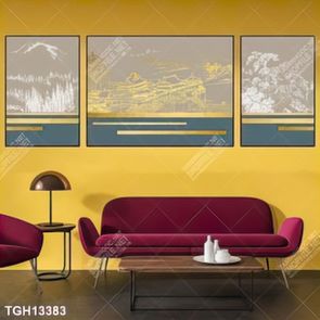 Tranh ghép theo bộ trang trí tường nhà độc đáo