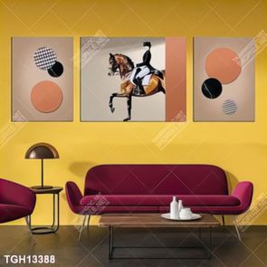 Tranh decor phong cách nội thất tối giản