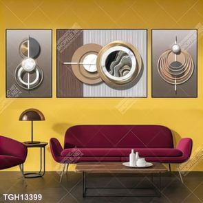 Tranh ghép 3d in vải canvas