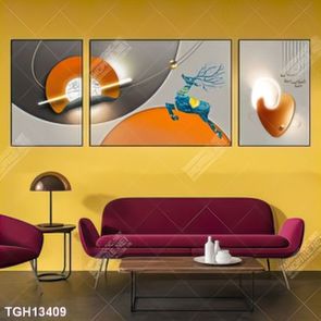 Tranh decor 3D trang trí độc đáo
