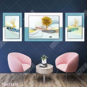 Tranh ghép tráng gương treo trang trí tường