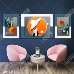 Tranh treo tường ghép bộ nhiều tấm đẹp hiện đại