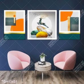 Tranh treo tường 3D đẹp cho phòng khách hiện đại