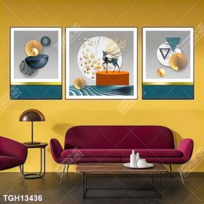 Tranh decor 3D trang trí độc đáo