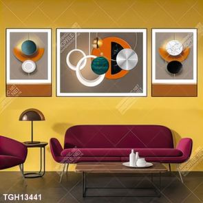 Tranh ghép 3d in vải canvas