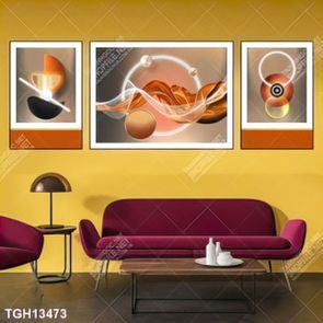 Tranh decor phong cách nội thất tối giản