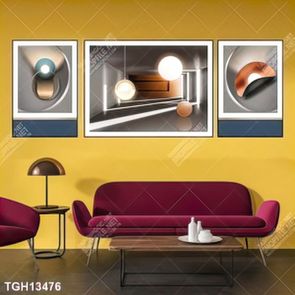 Tranh canvas decor phòng khách đẹp hiện đại