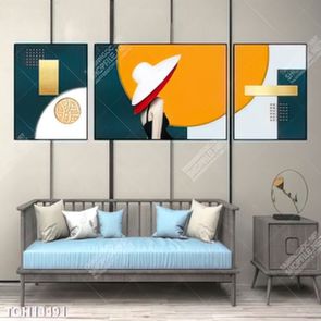Tranh decor phong cách nội thất tối giản