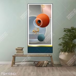 Tranh treo phòng khách đẹp ghép bộ