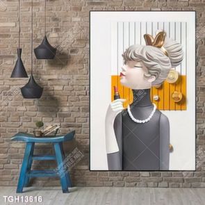 Tranh decor phong cách nội thất tối giản