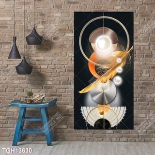 Tranh ghép tôn vẻ đẹp mảng tường trắng