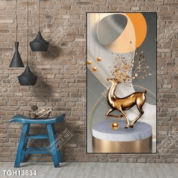 Tranh decor phong cách nội thất tối giản