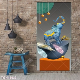 Tranh canvas decor phòng khách đẹp hiện đại