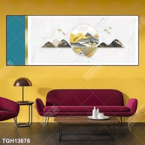 Tranh decor phong cách nội thất tối giản