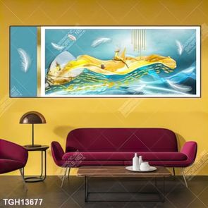 Tranh treo tường 3D đẹp cho phòng khách hiện đại