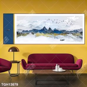 Tranh canvas decor phòng khách đẹp hiện đại