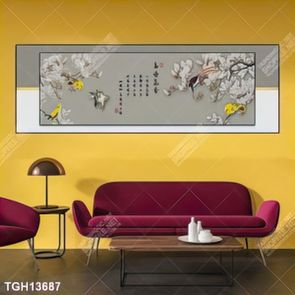 Tranh ghép 3d in vải canvas