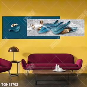 Tranh ghép 3d in vải canvas