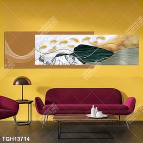 Tranh ghép theo bộ trang trí tường nhà độc đáo