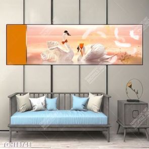 Tranh ghép 3d in vải canvas