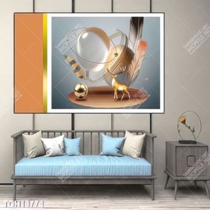 Tranh decor phong cách nội thất tối giản