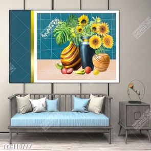 Tranh canvas decor phòng khách đẹp hiện đại