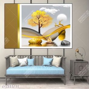 Tranh treo tường phòng khách đẹp, sang trọng và hiện đại