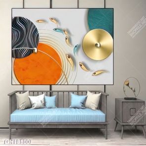 Tranh ghép 3d in vải canvas