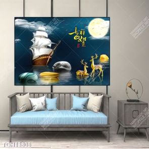 Tranh treo tường phòng khách đẹp, sang trọng và hiện đại