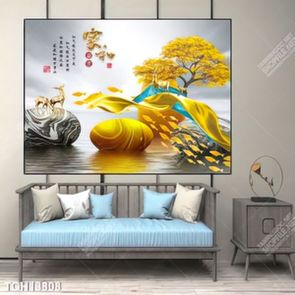 Tranh treo tường trang trí phong cảnh nghệ thuật