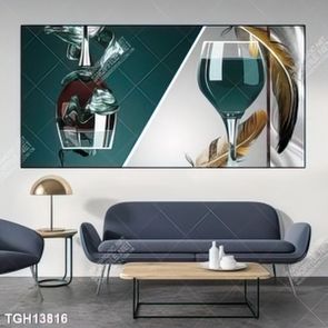 Tranh decor phong cách nội thất tối giản