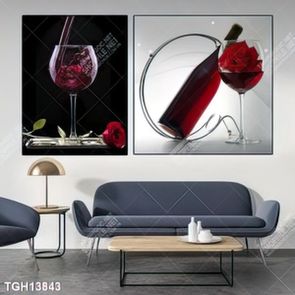 Tranh ghép tráng gương treo trang trí tường