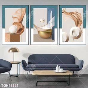 Tranh ghép theo bộ trang trí tường nhà độc đáo