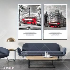 Tranh decor phong cách nội thất tối giản