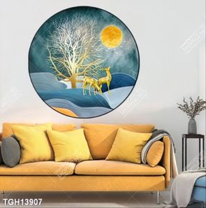 Tranh ghép 3d in vải canvas