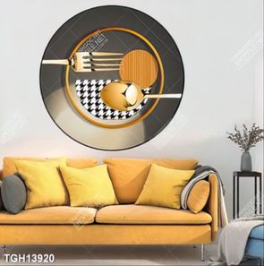 Tranh ghép tôn vẻ đẹp mảng tường trắng