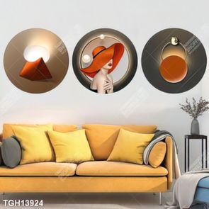 Tranh decor phong cách nội thất tối giản