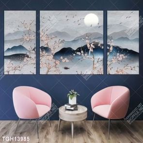 Tranh treo tường 3D đẹp cho phòng khách hiện đại