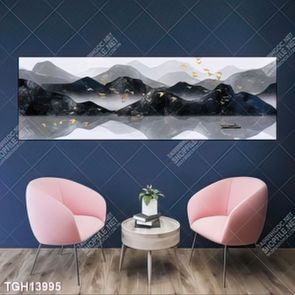 Tranh ghép 3d in vải canvas
