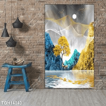Tranh ghép theo bộ trang trí tường nhà độc đáo