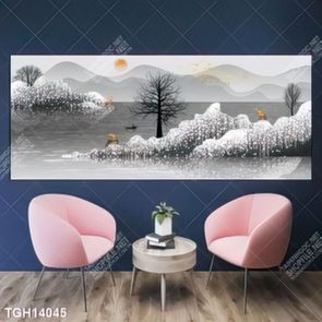 Tranh decor phong cách nội thất tối giản