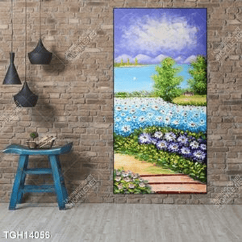 Tranh ghép 3d in vải canvas