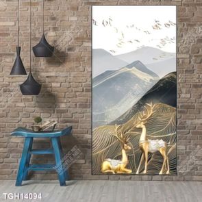 Tranh ghép tráng gương treo trang trí tường