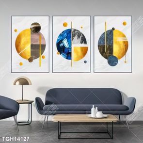 Tranh canvas decor phòng khách đẹp hiện đại