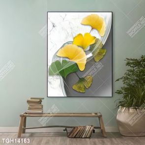 Tranh ghép tôn vẻ đẹp mảng tường trắng