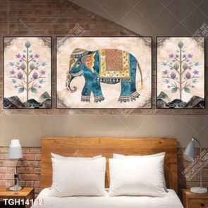 Tranh canvas decor phòng khách đẹp hiện đại
