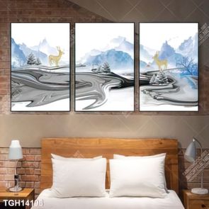 Tranh treo tường phòng khách đẹp, sang trọng và hiện đại