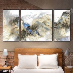 Tranh ghép 3d in vải canvas