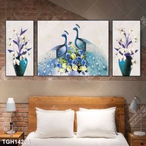 Tranh ghép tráng gương treo trang trí tường