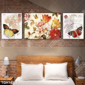 Tranh treo tường ghép bộ nhiều tấm đẹp hiện đại